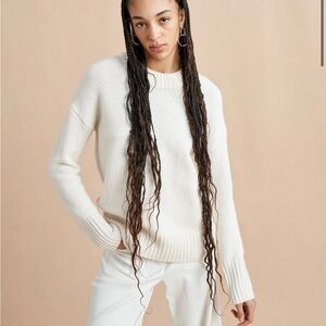 La Ligne Solid Marin Sweater / Cream / size M